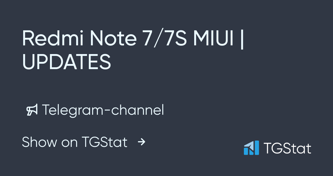 redmi note 7 telegram