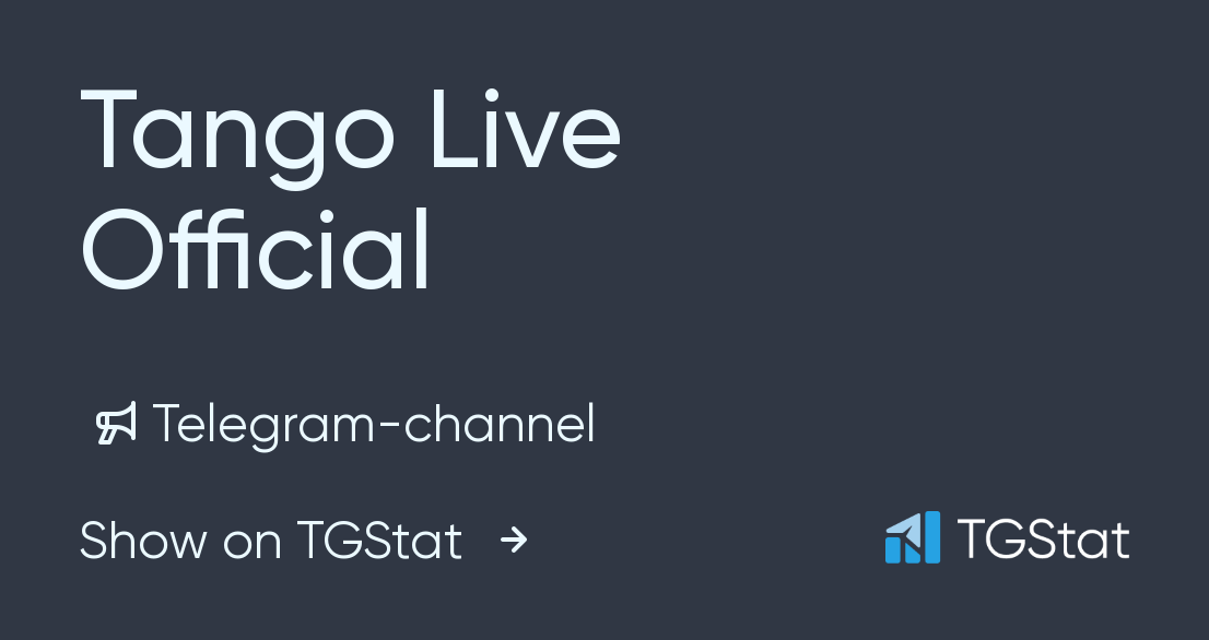 Telegram Channel "Tango Live Official" — @daily_tango_live — TGStat